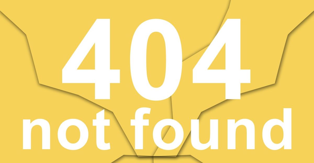 Error 404 Not Found