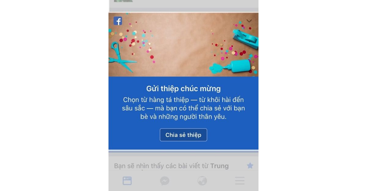 Hướng dẫn tạo thiệp chúc mừng năm mới trên Facebook