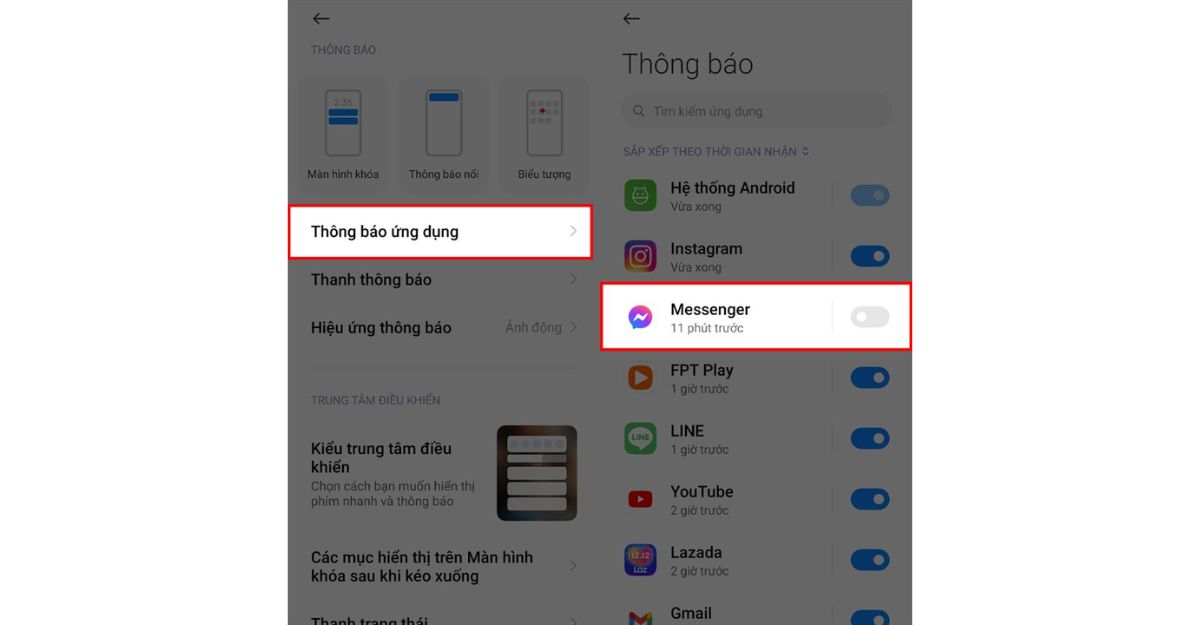 Kích hoạt tính năng thông báo trên ứng dụng Messenger