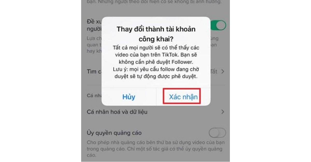 Tài khoản TikTok riêng tư có tác dụng gì?