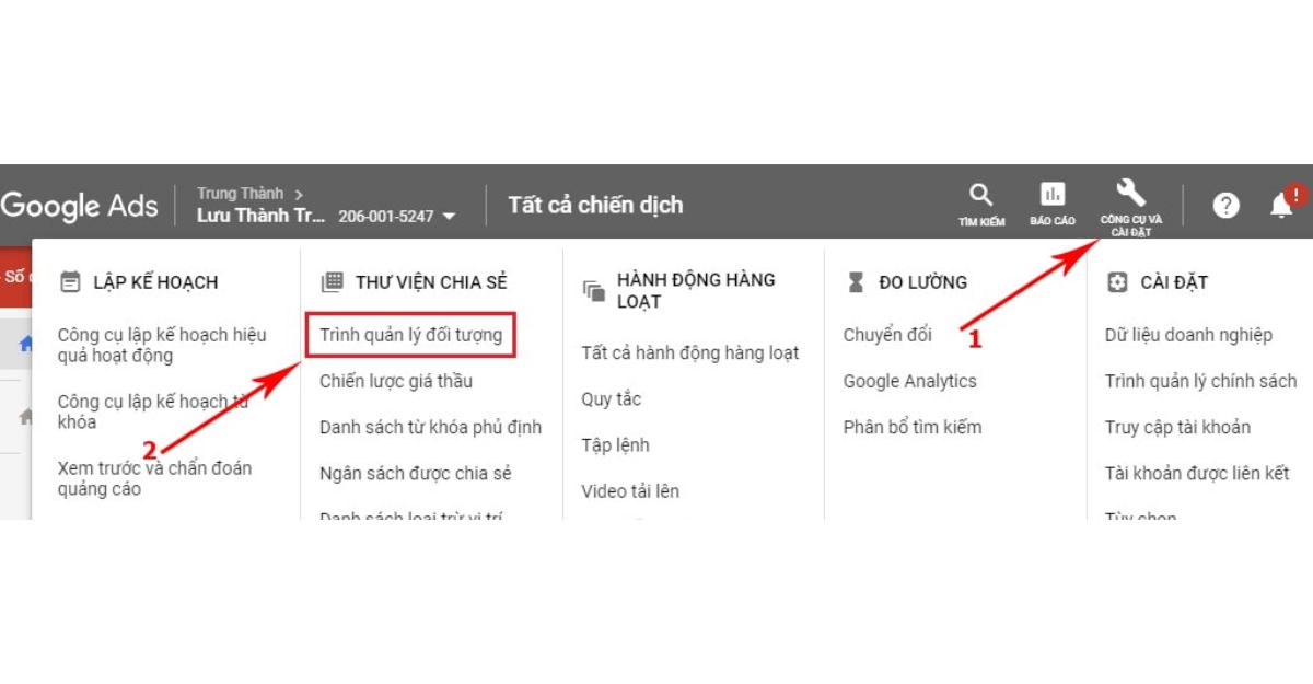 Tải xuống mã remarketing của Google