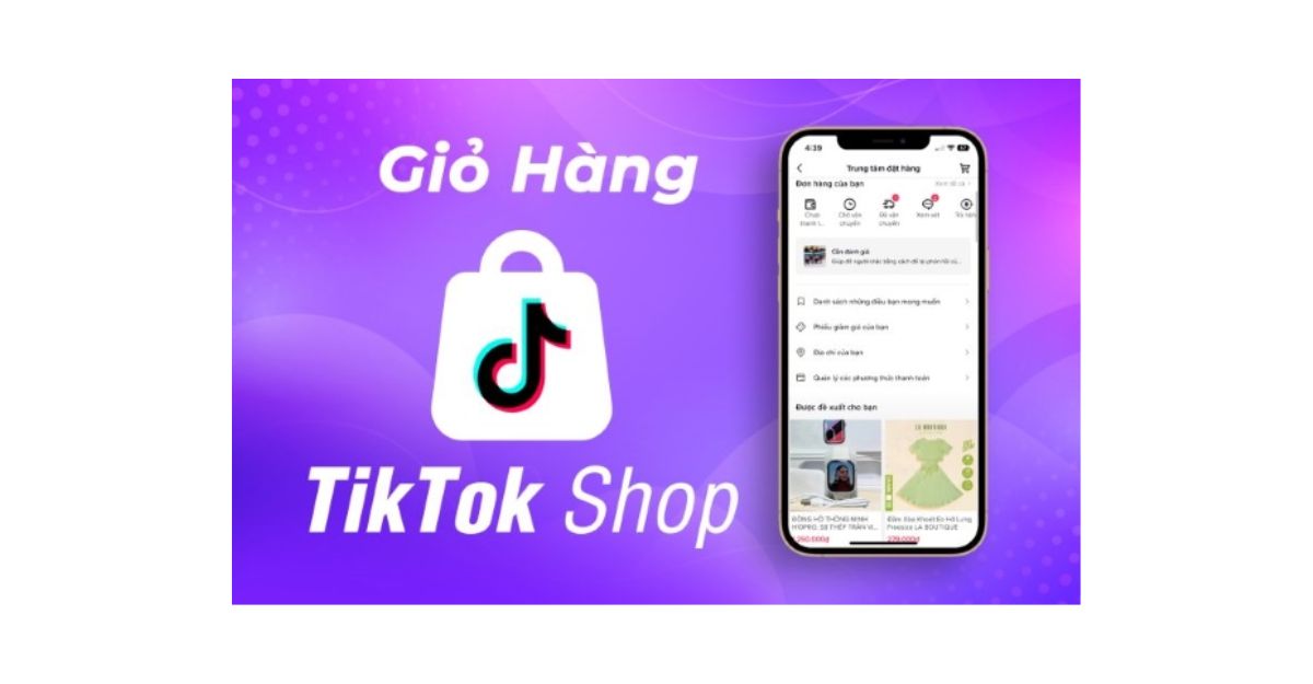 Tiktok không có giỏ hảng