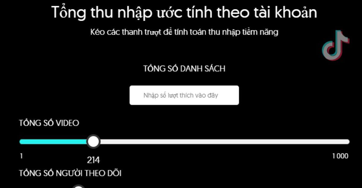 TikTok money Calculator