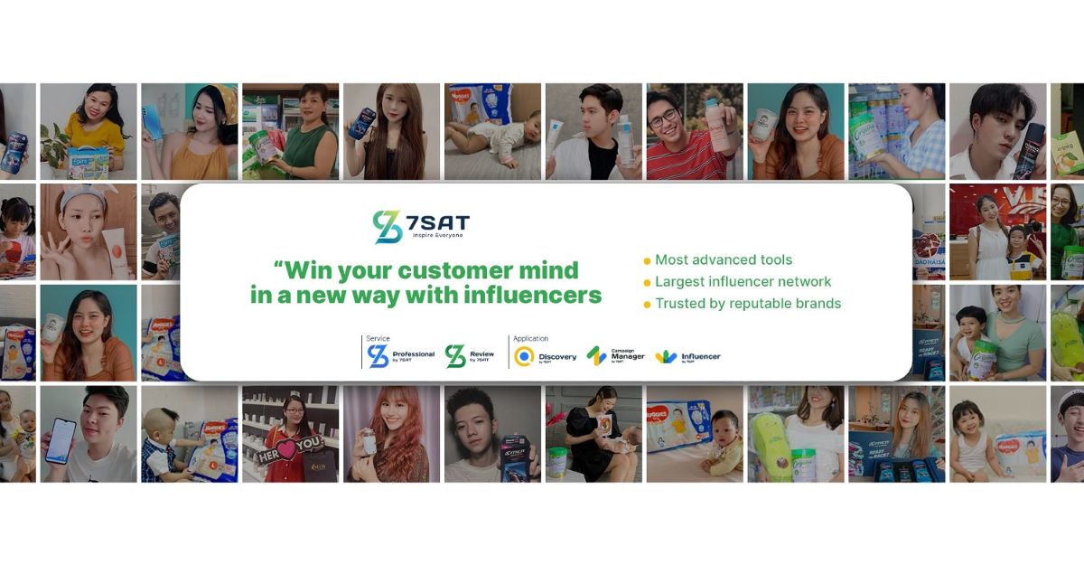 7SAT – nền tảng booking Kols