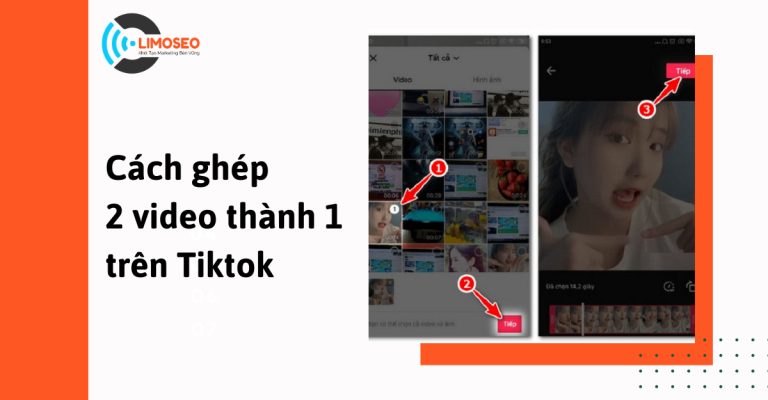 Cách ghép 2 video thành 1 trên tiktok