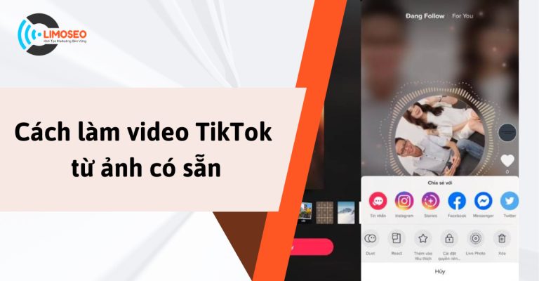 Cách làm video TikTok từ ảnh có sẵn