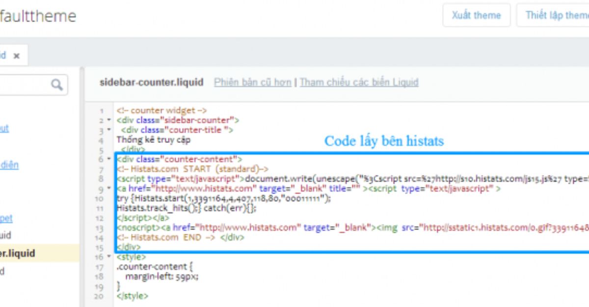Định nghĩa mã code thống kê truy cập trang web là gì