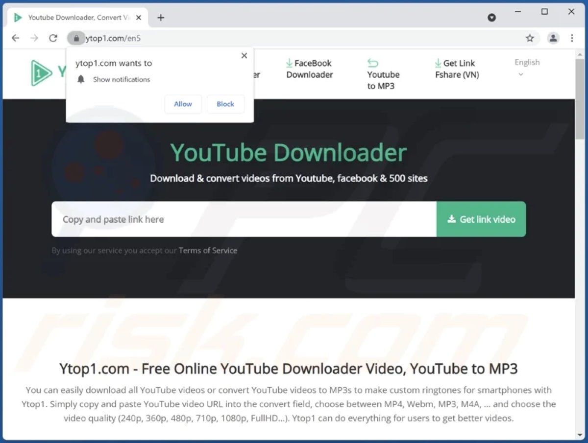 Dùng website Ytop1com để chuyển video YouTube sang MP3