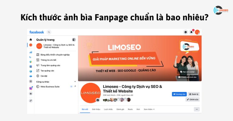 Kích thước ảnh bìa Fanpage chuẩn là bao nhiêu