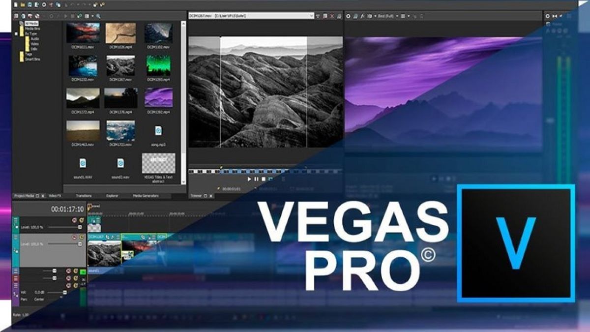 Sử dụng phần mềm chỉnh sửa video chuyên nghiệp Sony Vegas Pro