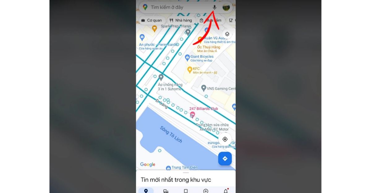 Các ký hiệu trên google map