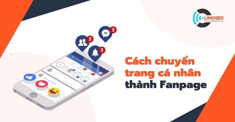 cách chuyển trang cá nhân thành fanpage