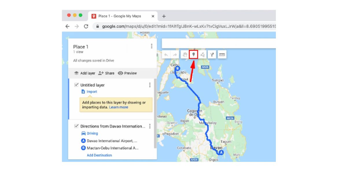 cách thay đổi tuyến đường trên Google Maps