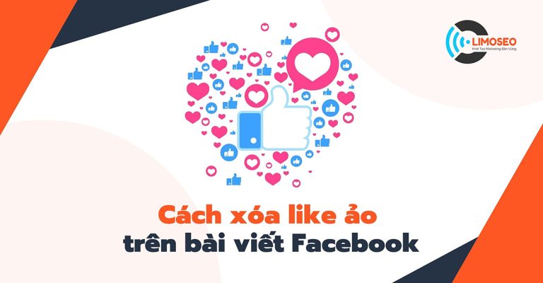 cách xóa like ảo trên bài viết facebook