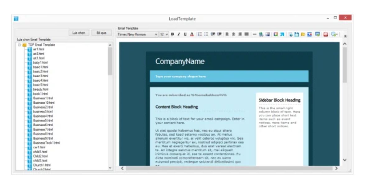 Chuẩn bị template - cách tạo email marketing bằng html