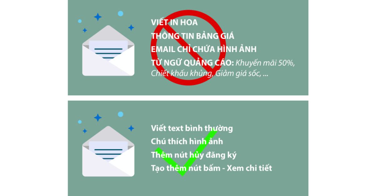 Đa dạng hóa nội dung email