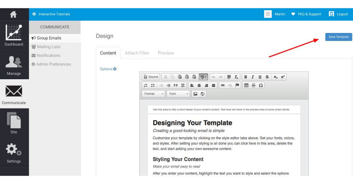 Định dạng email HTML
