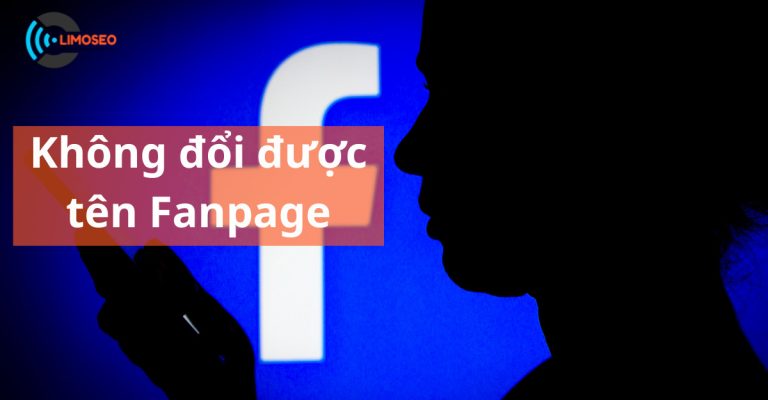 không đổi được tên fanpage Facebook