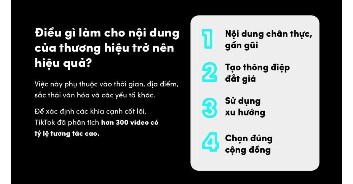 Nội dung chân thực và gần gũi