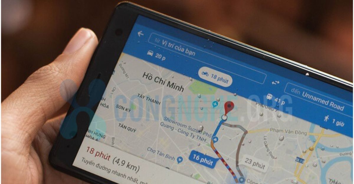 Tại sao google maps không có xe máy