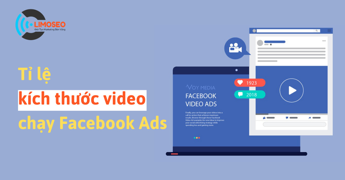 tỉ lệ kích thước video chạy Facebook Ads