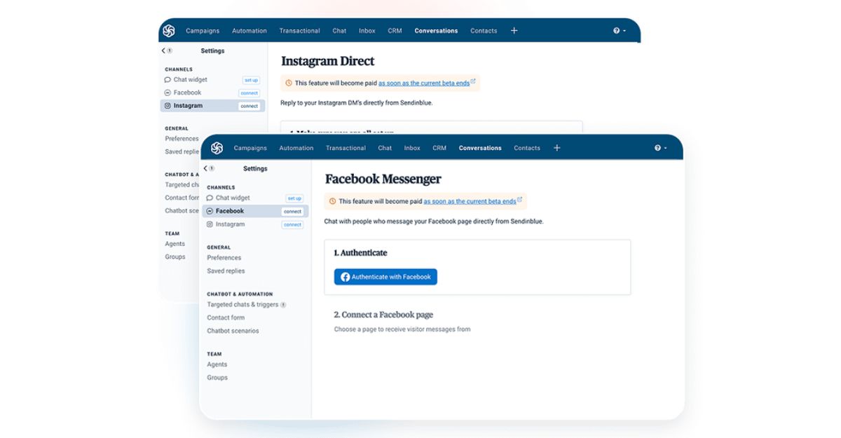 Tính năng chatbot