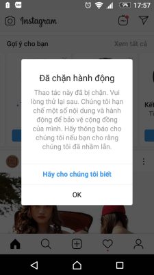 Bị chặn Instagram có nhắn tin được không khi bạn chặn tài khoản của người khác