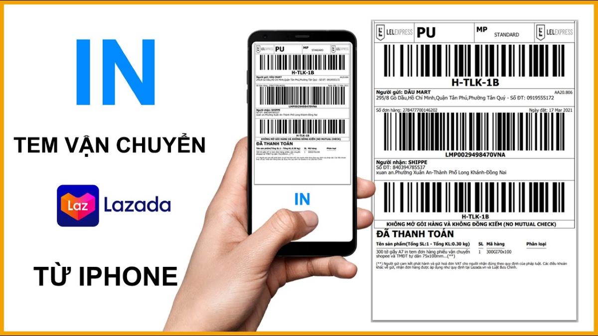Các phương pháp và giải pháp để bán hàng trên Lazada không có máy in mục1