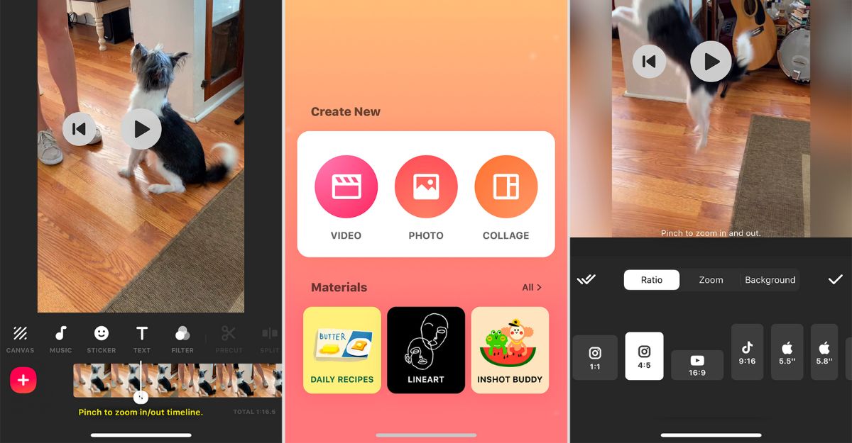 Cách chỉnh sửa video bằng inshot
