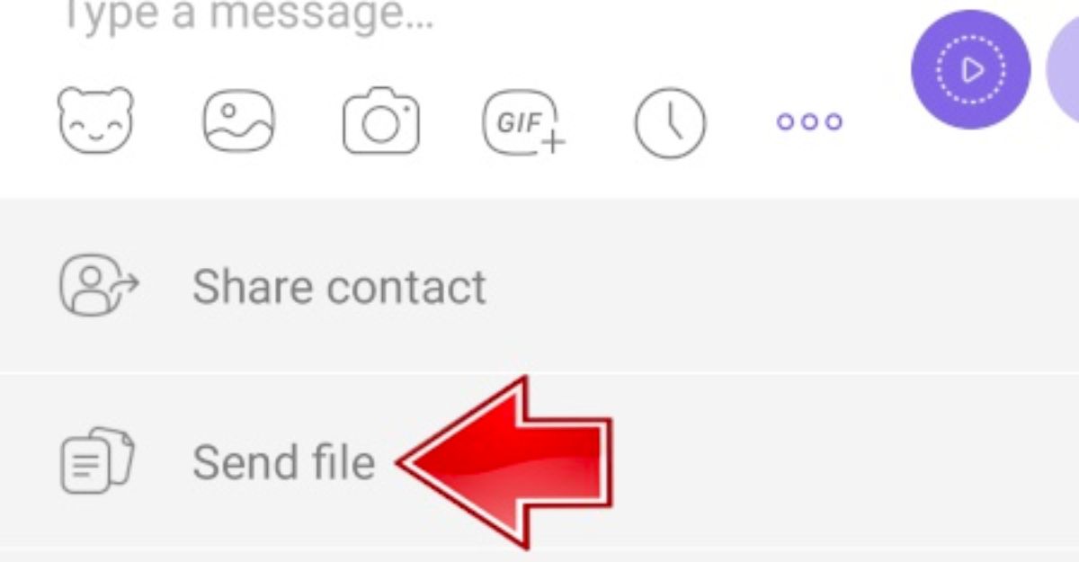 Cách gửi file qua Viber trên điện thoại di động