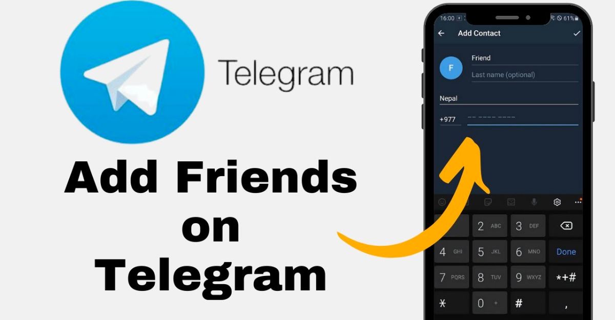 Cách kết bạn trên Telegram qua số điện thoại trên điện thoại