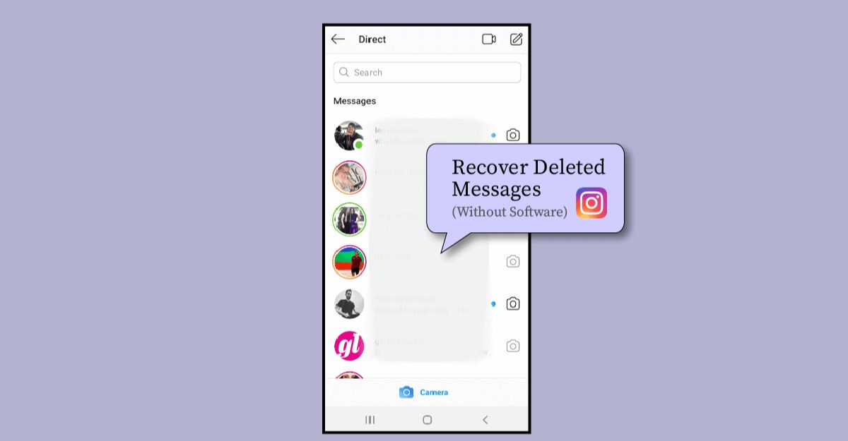 Cách khôi phục tin nhắn instagram đã xóa trên điện thoại