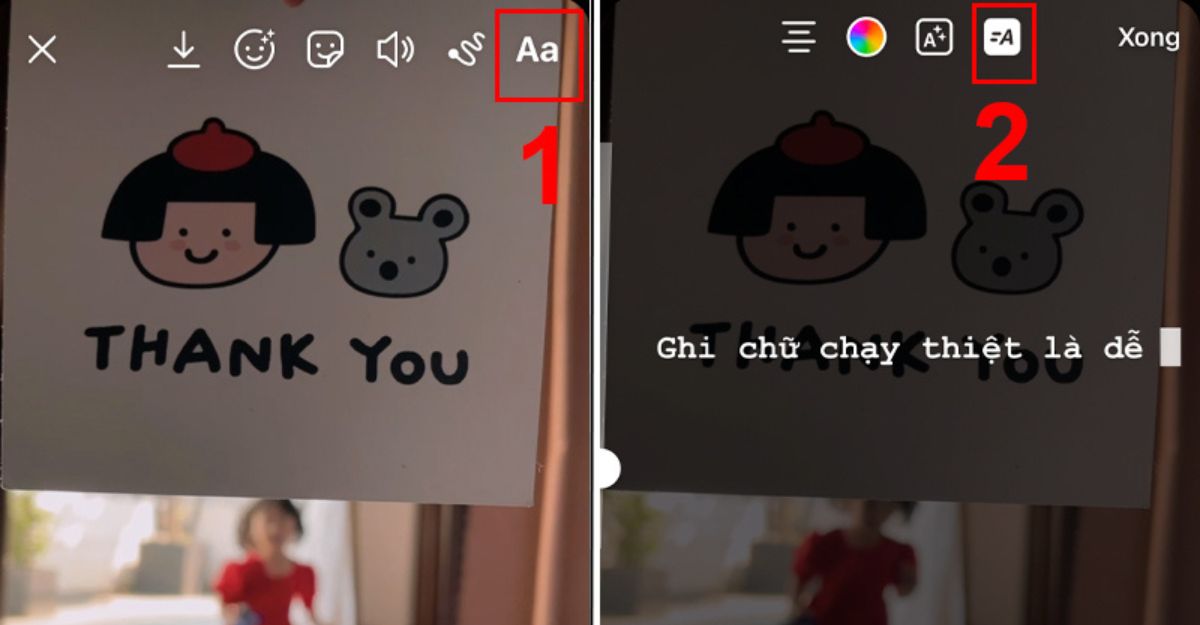 Cách làm chữ chạy trên Story Instagram