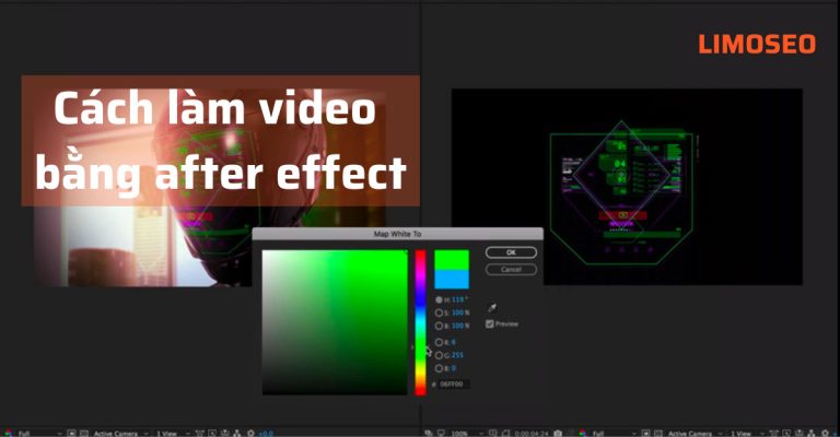Cách làm video bằng after effect