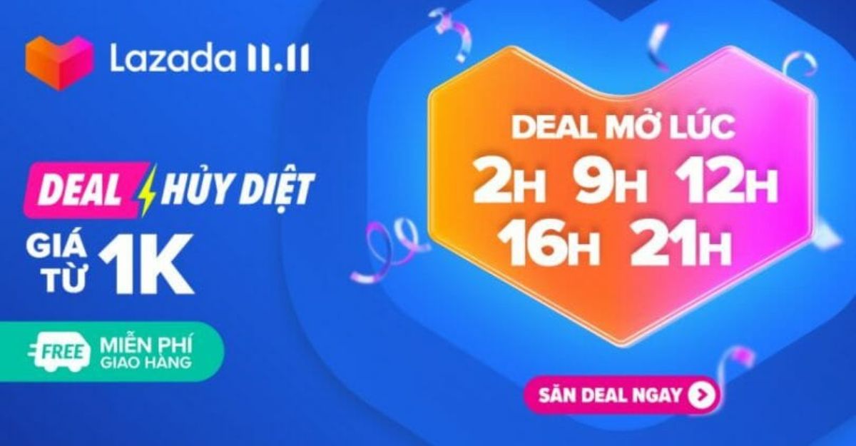 Cách săn deal 1k trên lazada