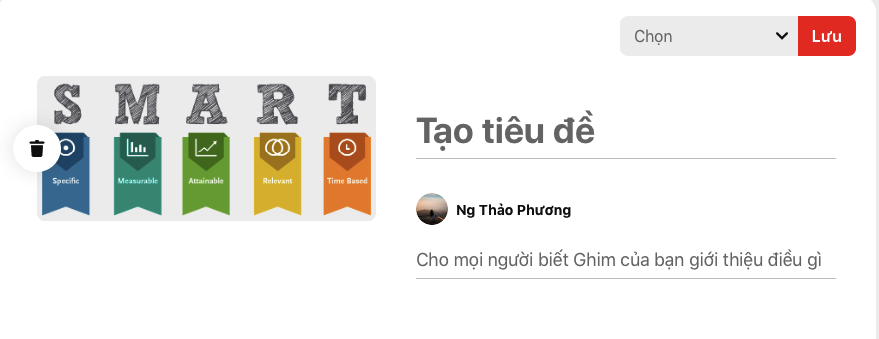 Cách sử dụng Pinterest cho doanh nghiệp để tăng lưu lượng bước 2