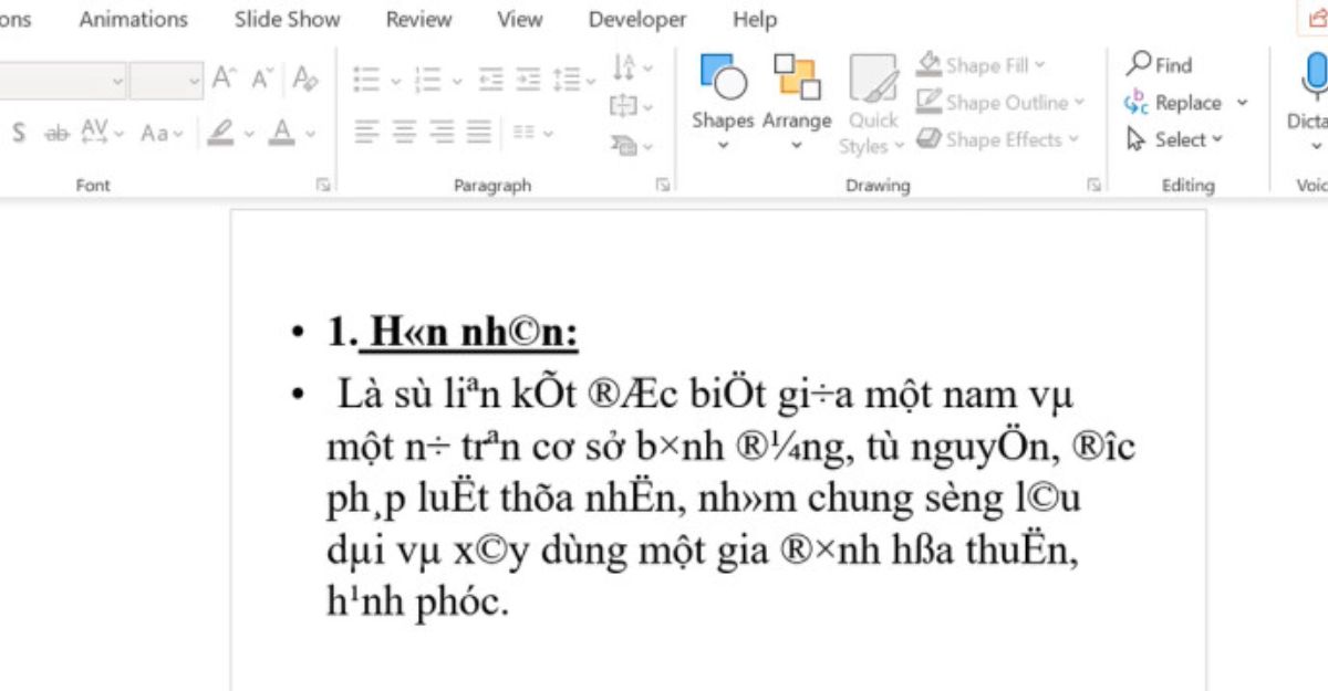 Cách sửa lỗi phông chữ trong Canva bị thay đổi hoặc không hiển thị đúng khi tải về PowerPoint