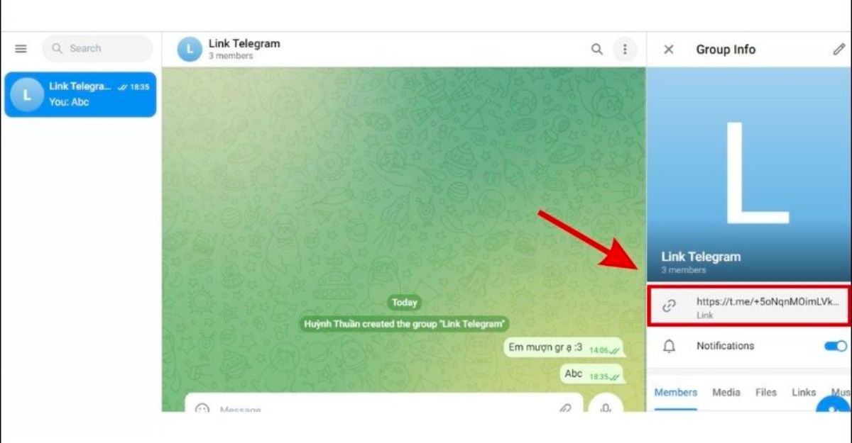 Cách tạo group chat Telegram trên máy tính