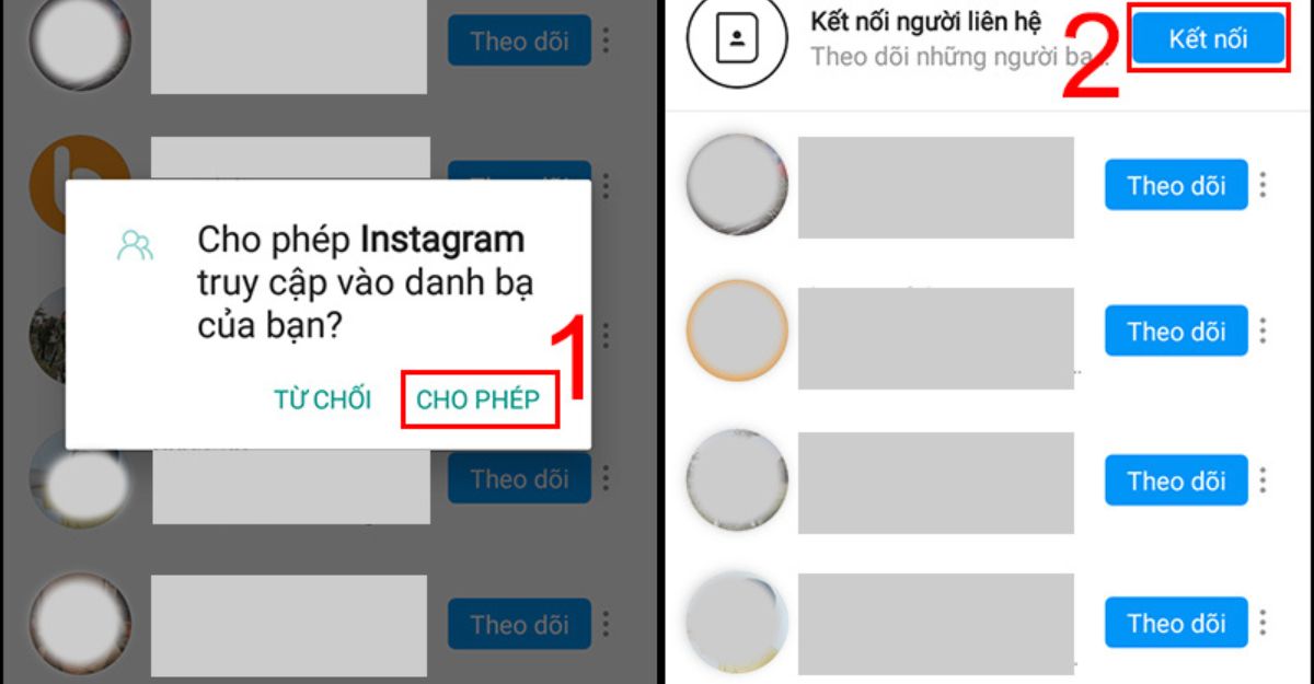 Cách tìm Instagram qua số điện thoại bằng cài đặt ứng dụng