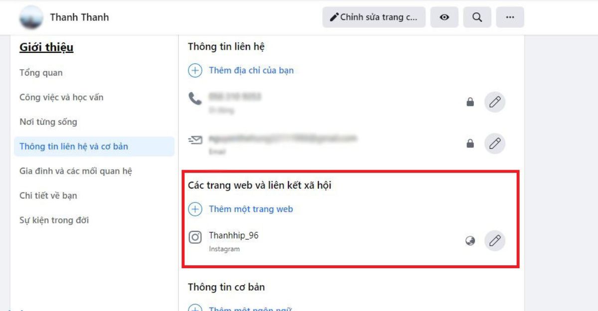 Cách tìm instagram bằng số điện thoại bằng liên kết Facebook