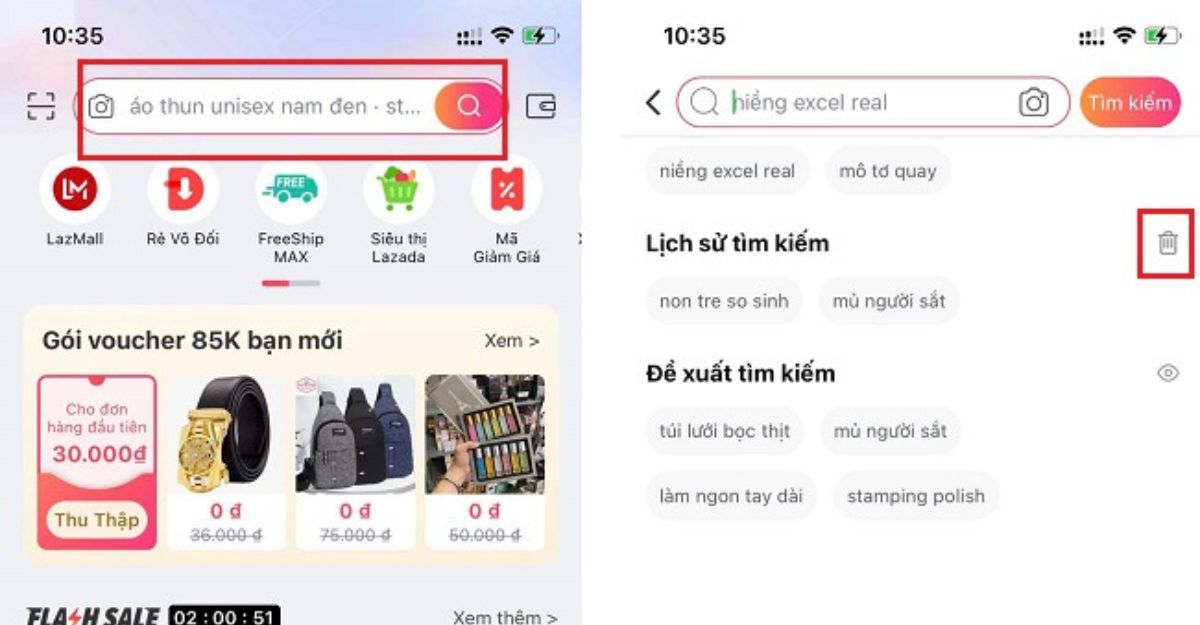 Cách tìm kiếm shop trên Lazada theo từ khóa