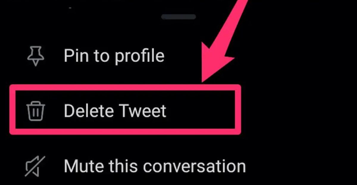Cách xóa một tweet trên ứng dụng Twitter di động