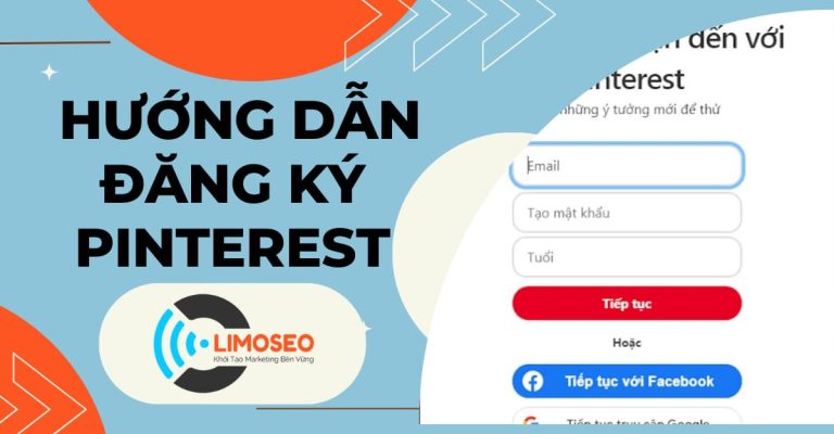 Đăng ký tài khoản Pinterest