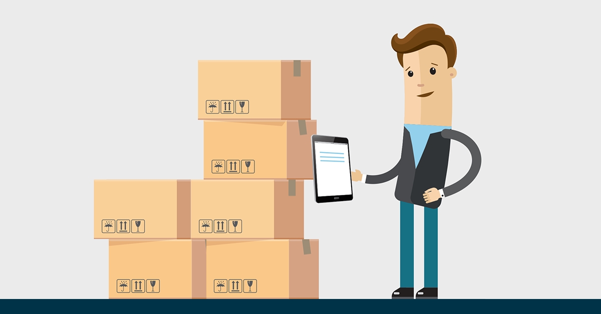 Đội ngũ giao hàng hỏa tốc trên lazada kiểm tra hàng hóa