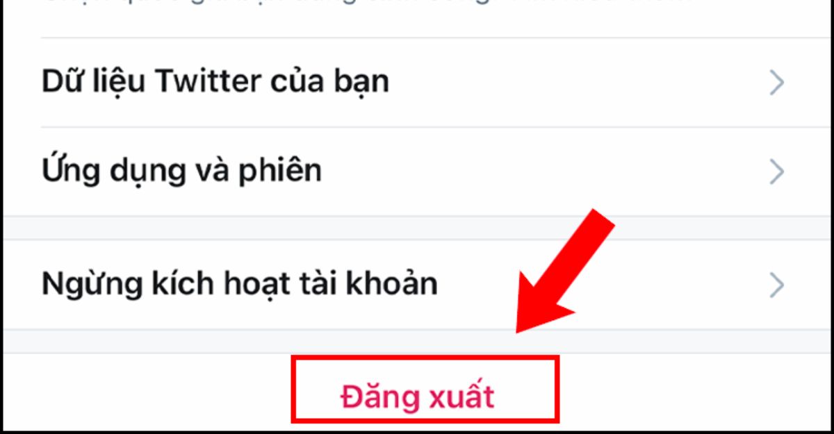 Hướng dẫn cách đăng xuất nhiều tài khoản Twitter cùng lúc trên điện thoại