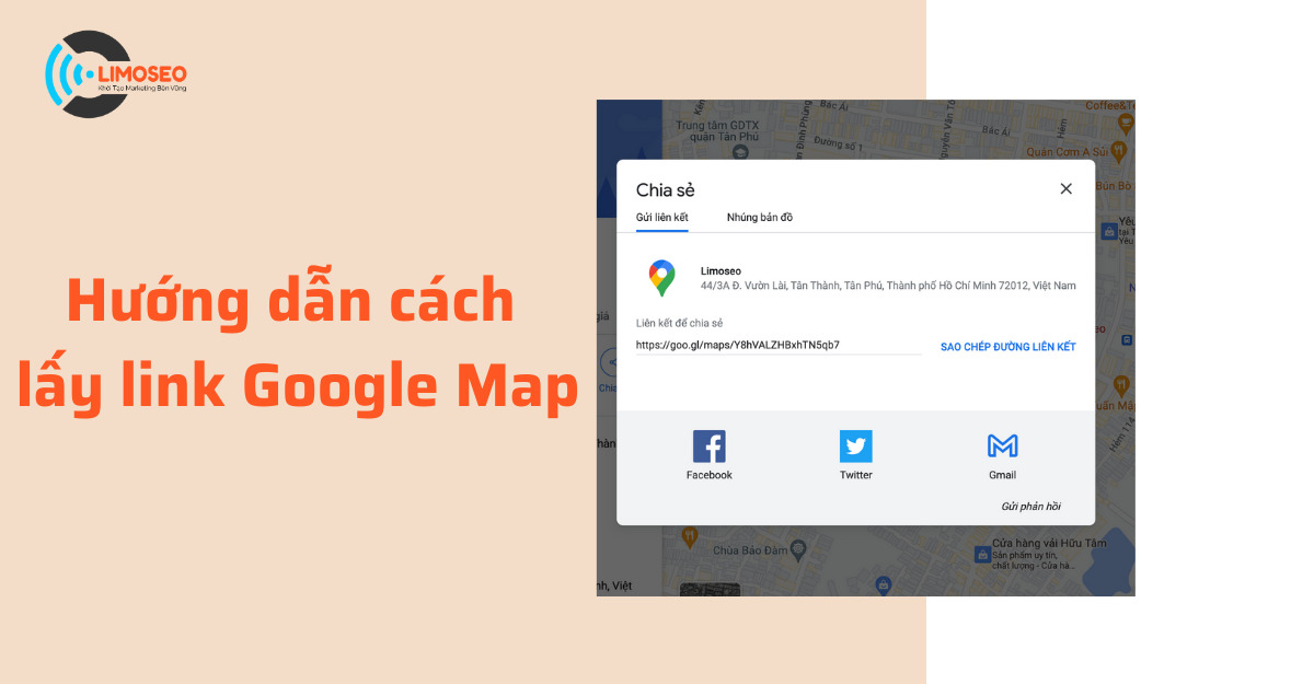 Hướng dẫn cách lấy link Google Map