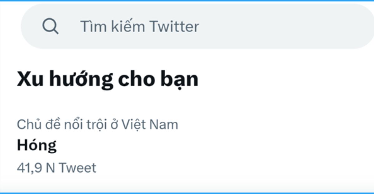 Hướng dẫn cách xem top trending Twitter Việt Nam