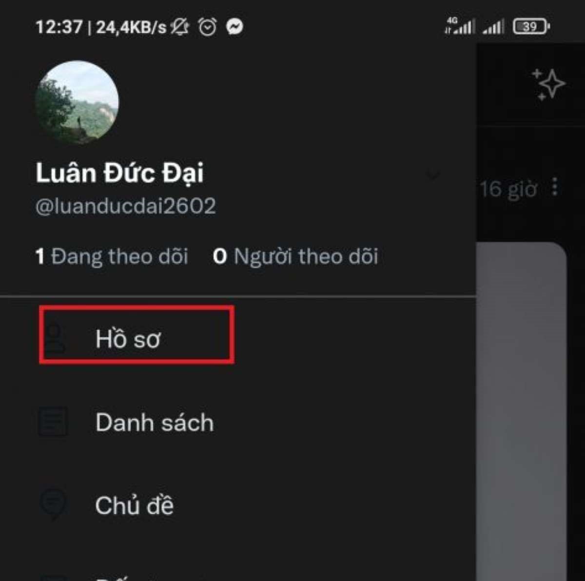 Hướng dẫn cụ thể cách copy link Twitter trên điện thoại di động b3