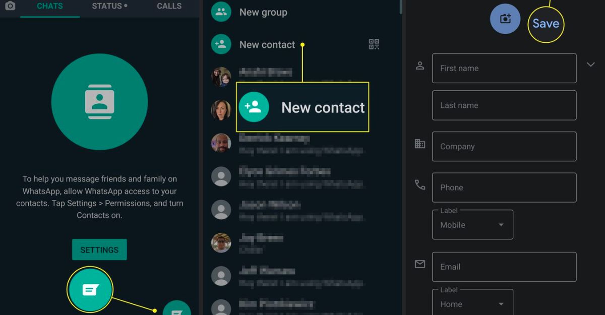 Làm cách nào để thêm một người trên whatsapp