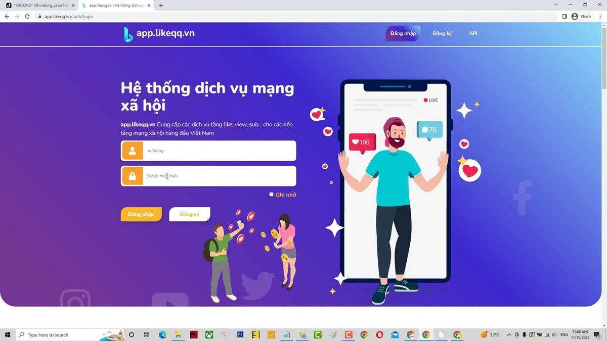 Likeqq Web tăng view Youtube